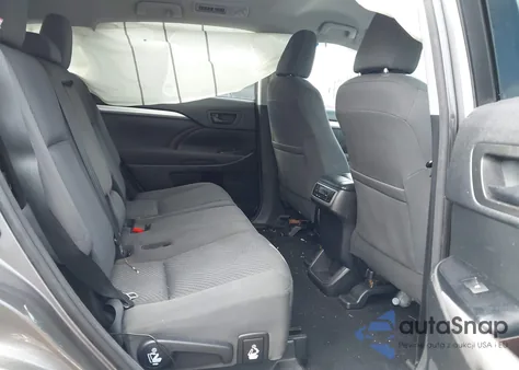 2016 Toyota Highlander Le V6 z USA, uszkodzony, nr VIN 5TDBKRFH9GS351520